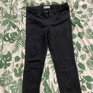 Madewell skinny black pant